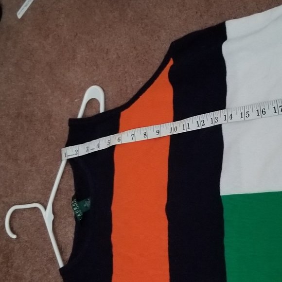 COPY - Colorblock Ralph Lauren Sleeveless Sweater - Picture 10 of 11